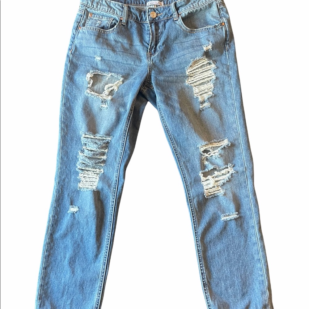 Dex Distressed Boyfriend Jeans | size 29